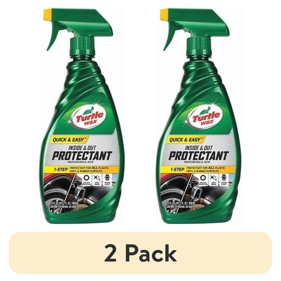 (2 pack) Turtle Wax Inside & Out Protectant 23 fl oz Shine & Protect