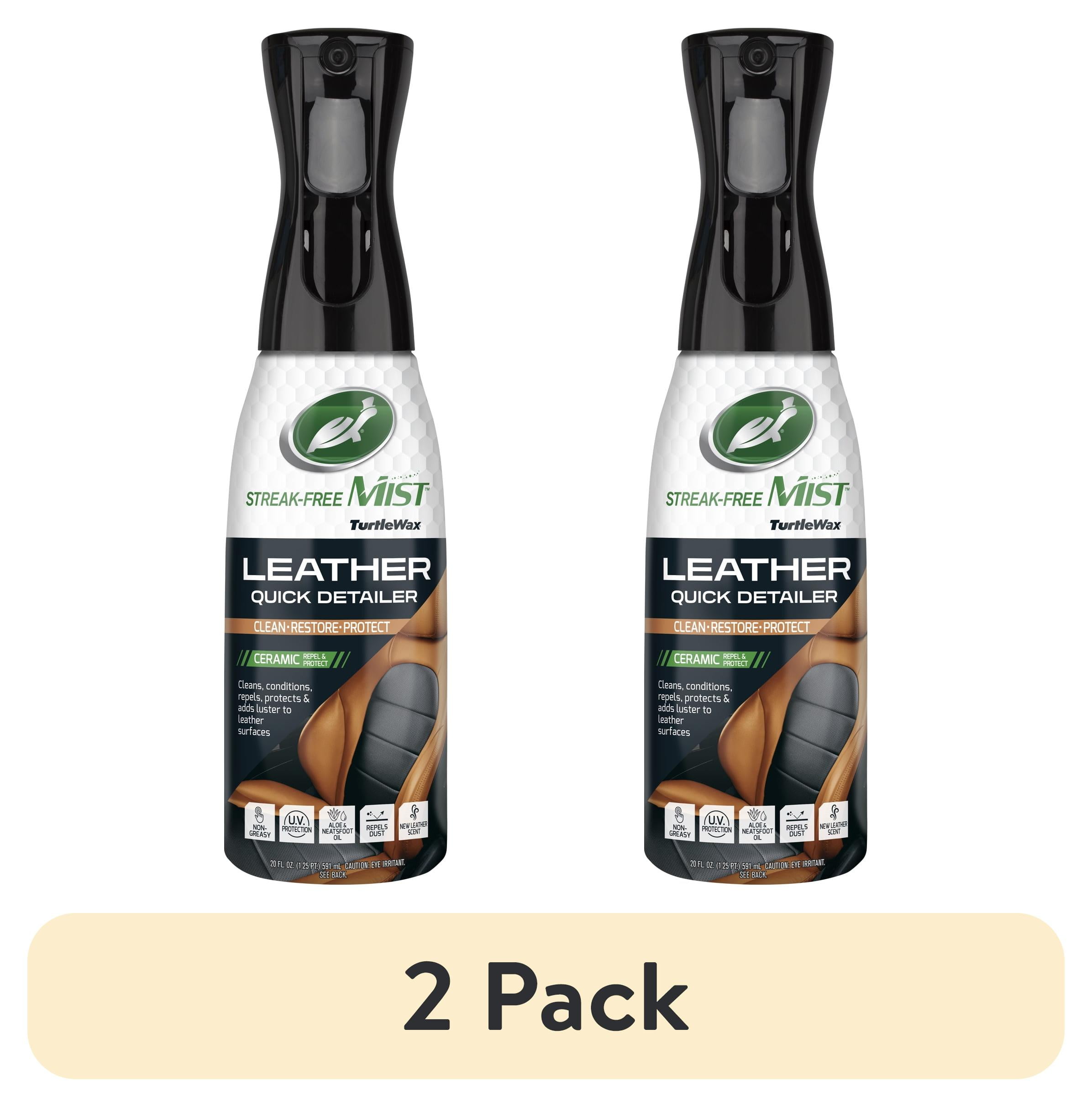 Turtle Wax Leather Detailer Mist - oz UV Protection Formula