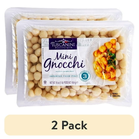 (2 pack) Tuscanini Mini Gnocchi, 16 oz