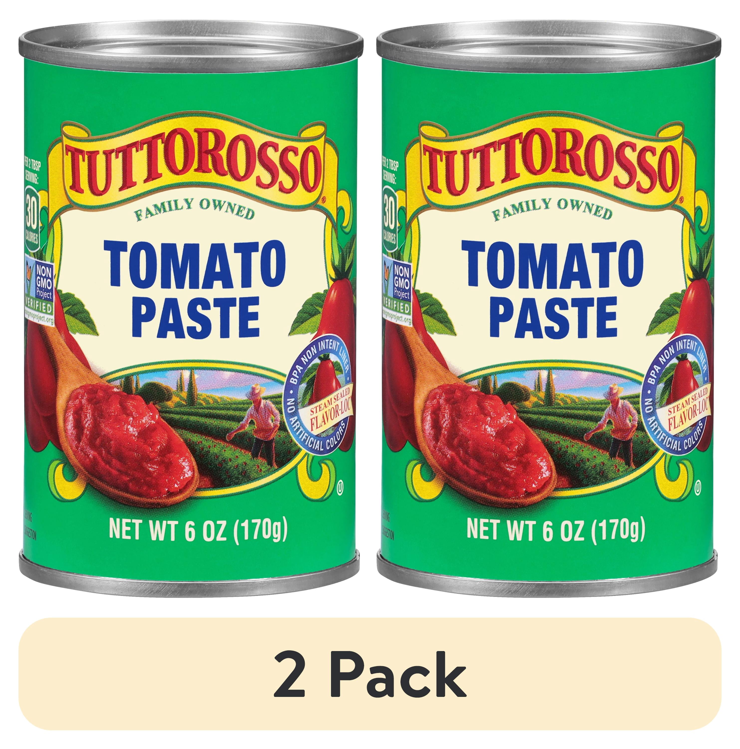 (2 pack) Tuttorosso Tomato Paste, 6 oz Can