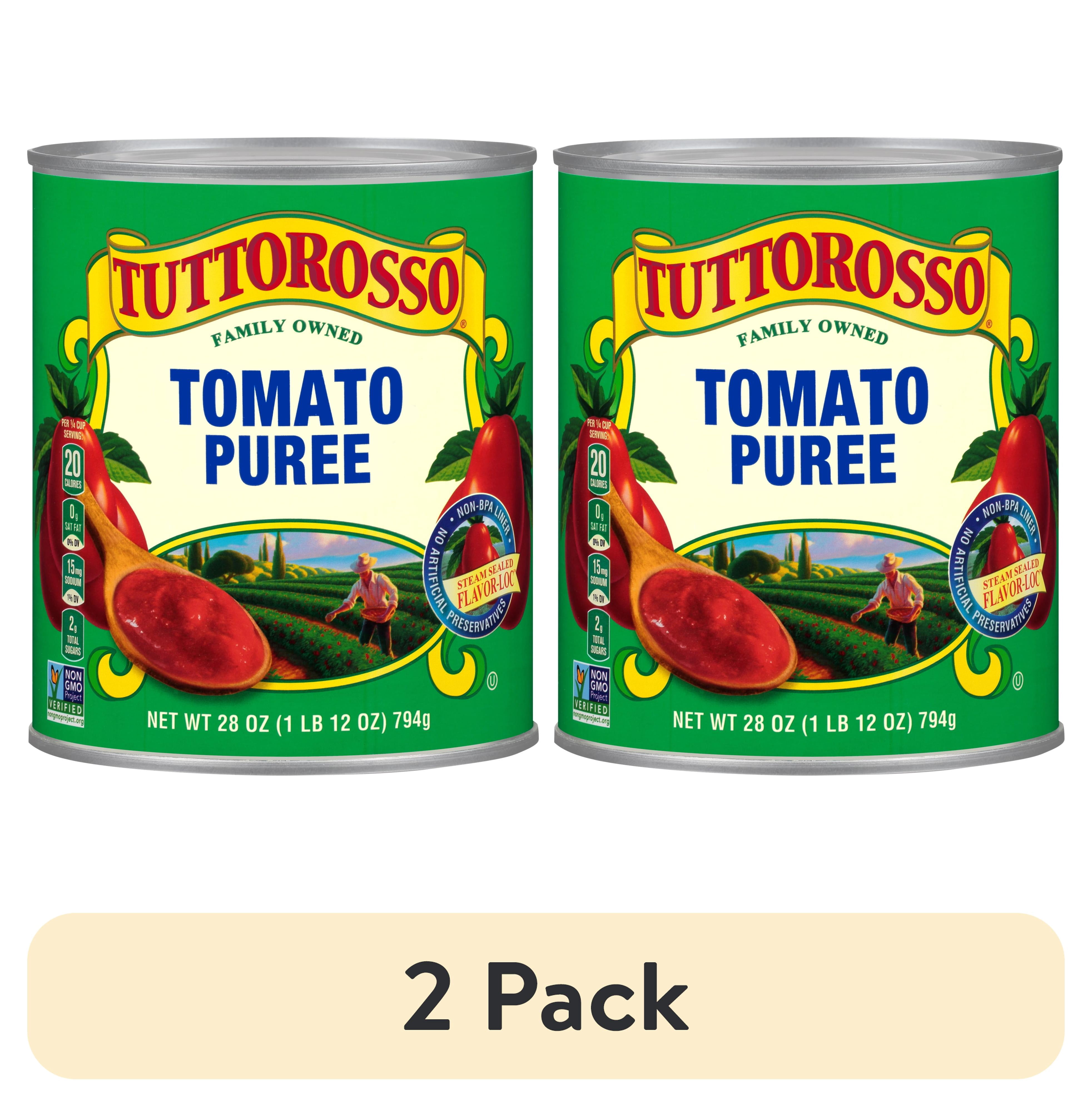 (2 pack) Tuttorosso Tomato Puree, 28 oz Can