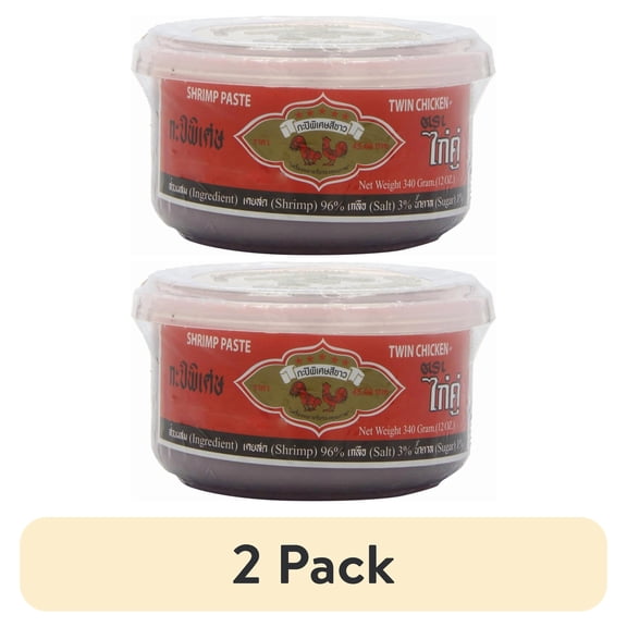 (2 pack) Two Chicken Shrimp Paste, 12 Ounce