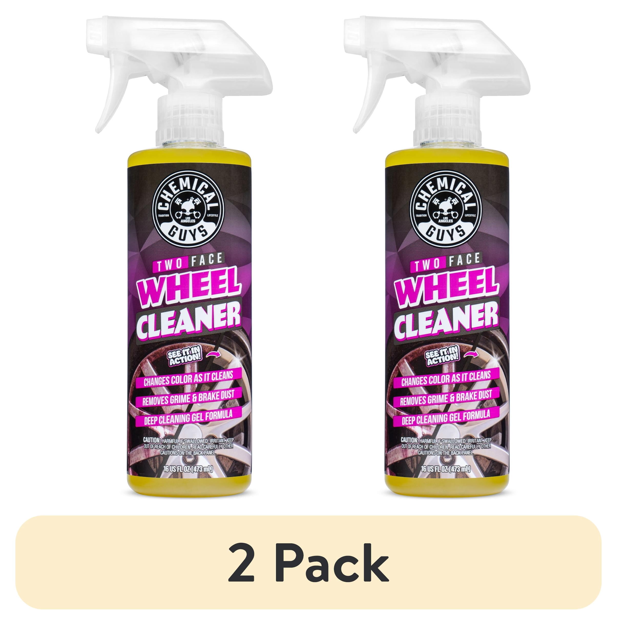 (2 pack) Two Face Color Changing Wheel Cleaner