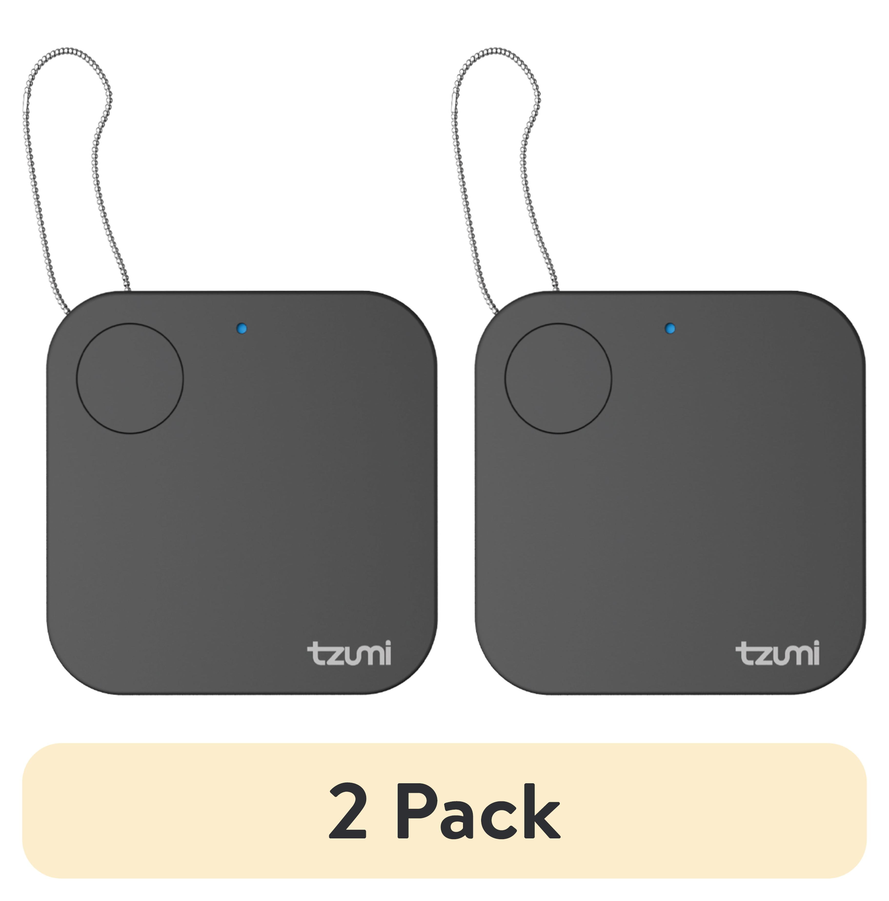 2 pack) Tzumi Tag It GPS Tracker, Bluetooth Tracking Device Key
