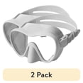 thumbnail image 1 of (2 pack) U.S. Divers Adult Tropic Snorkel Mask (White), 1 of 8