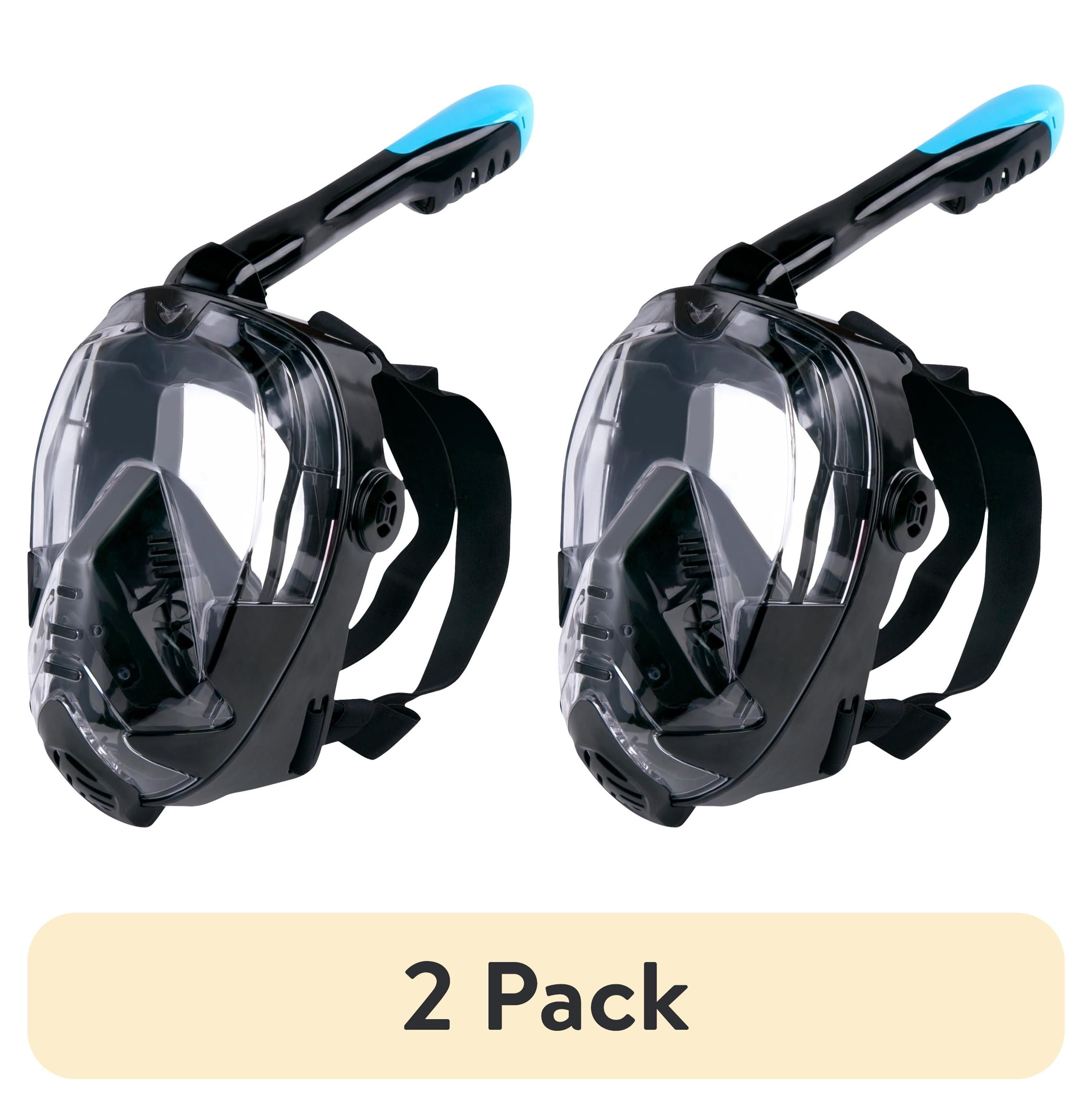 (2 pack) U.S. Divers DryView BK S/M Snorkel Set, 7.87 x 5.00 x 11.10 Inches