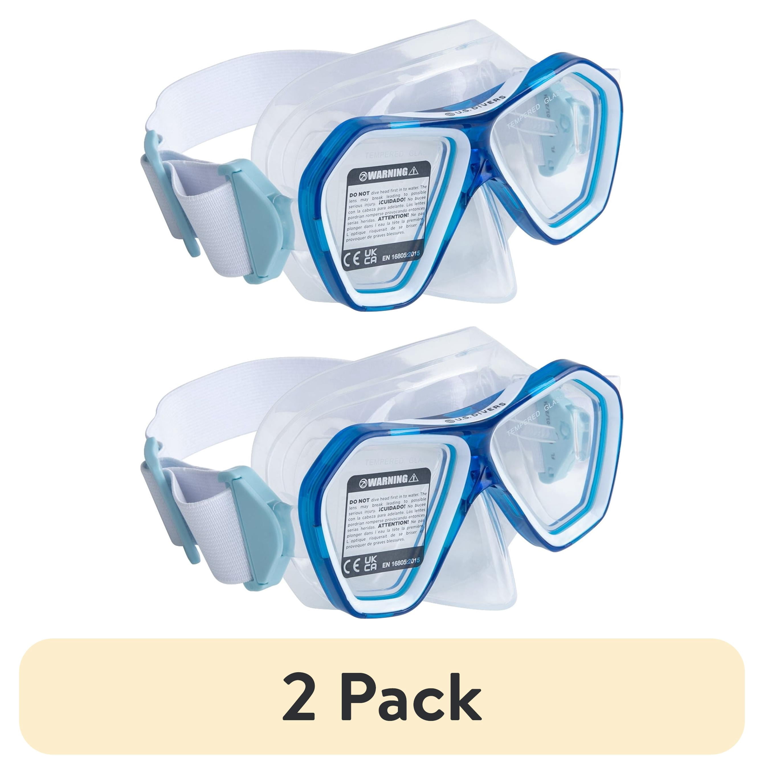 U.S. Divers Toucan Snorkeling Mask - Tempered Glass Lens - Kids