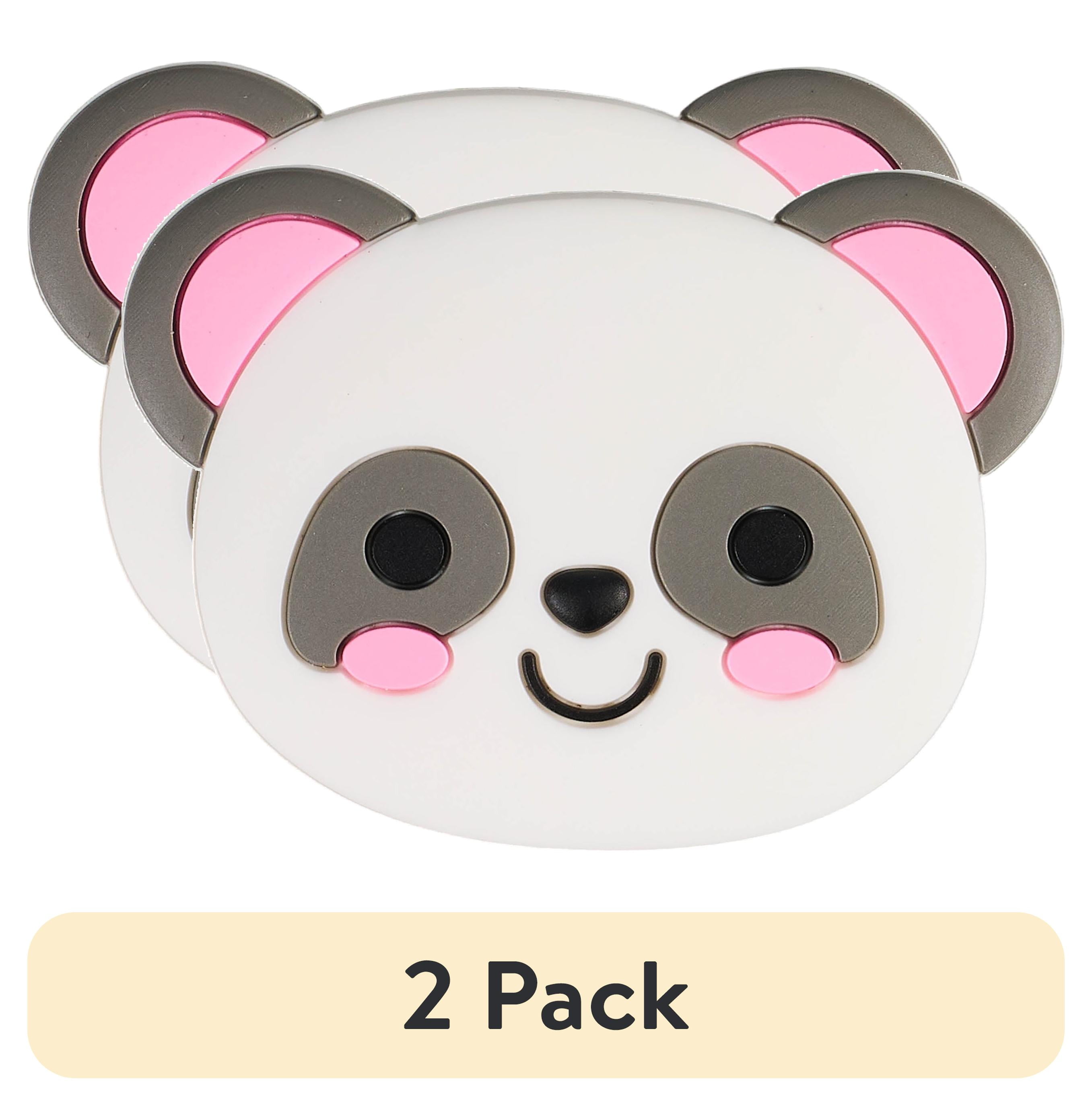 (2 pack) U Style Novelty Pencil Sharpener, 3.63" x 5", Panda-Shaped