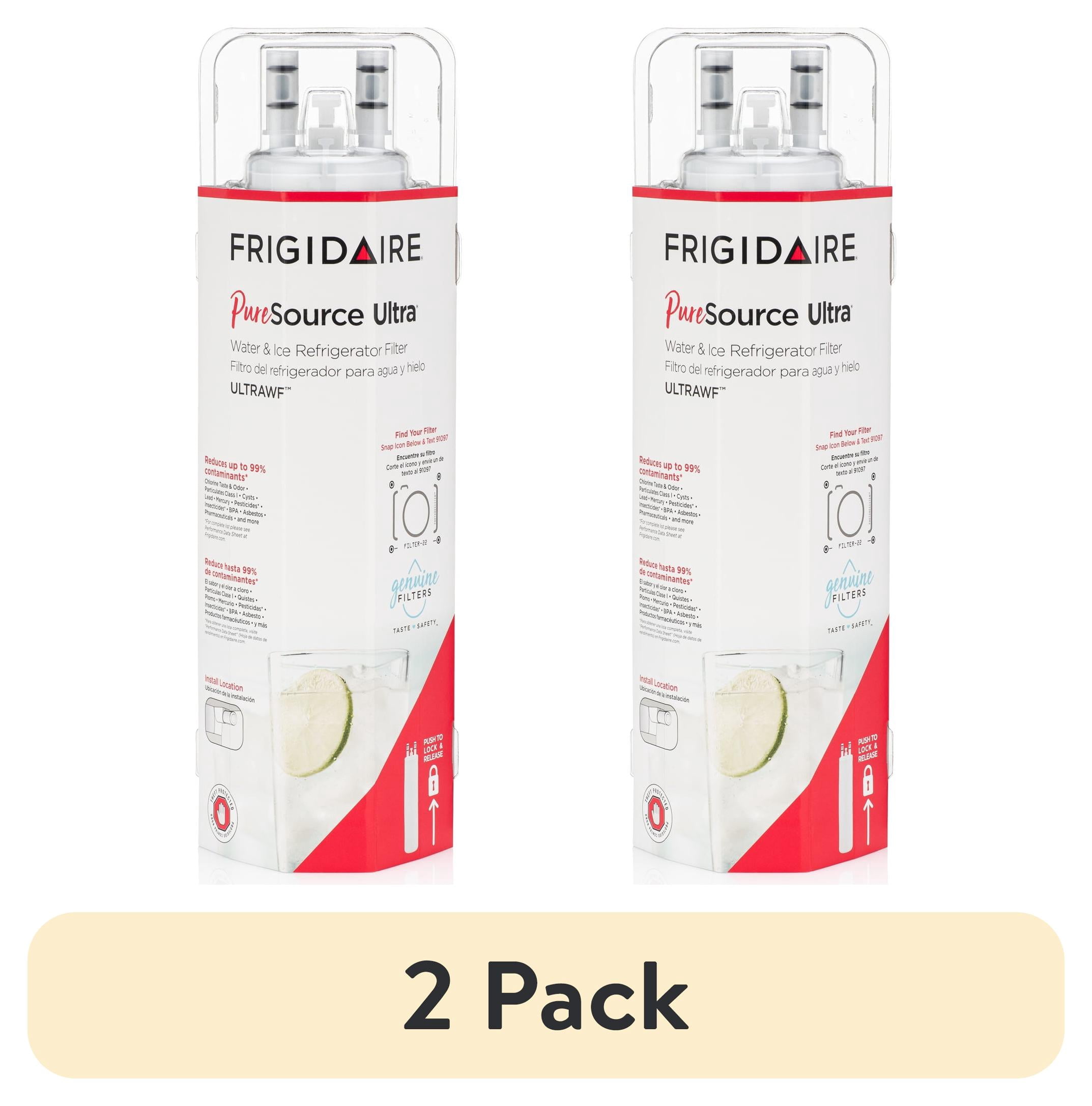 (2 pack) ULTRAWF Frigidaire Refrigerator Water Filter