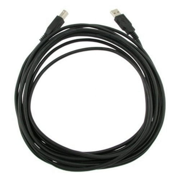 2-pack USB 2.0 Printer Scanner Cable Type A Male to Type B Male (10ft) - Black