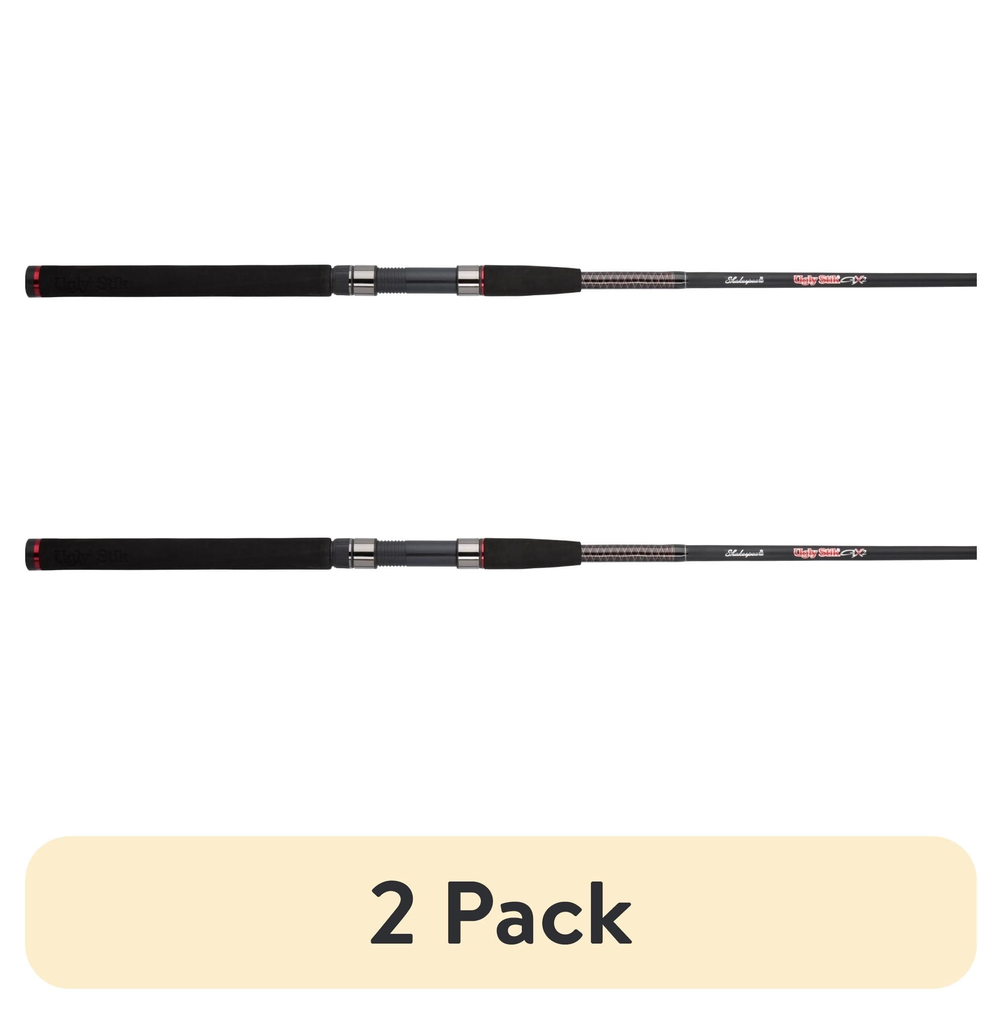 (2 pack) Ugly Stik GX2™ Spinning Rod, 6'6" Medium Heavy Fishing Rod