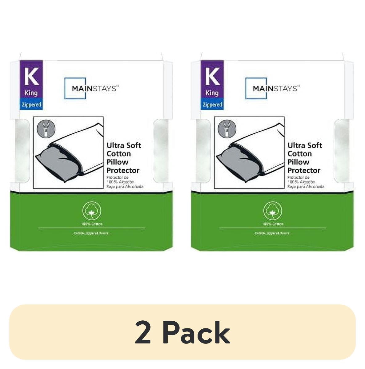 2 pack Ultrasoft Cotton Pillow Protector K