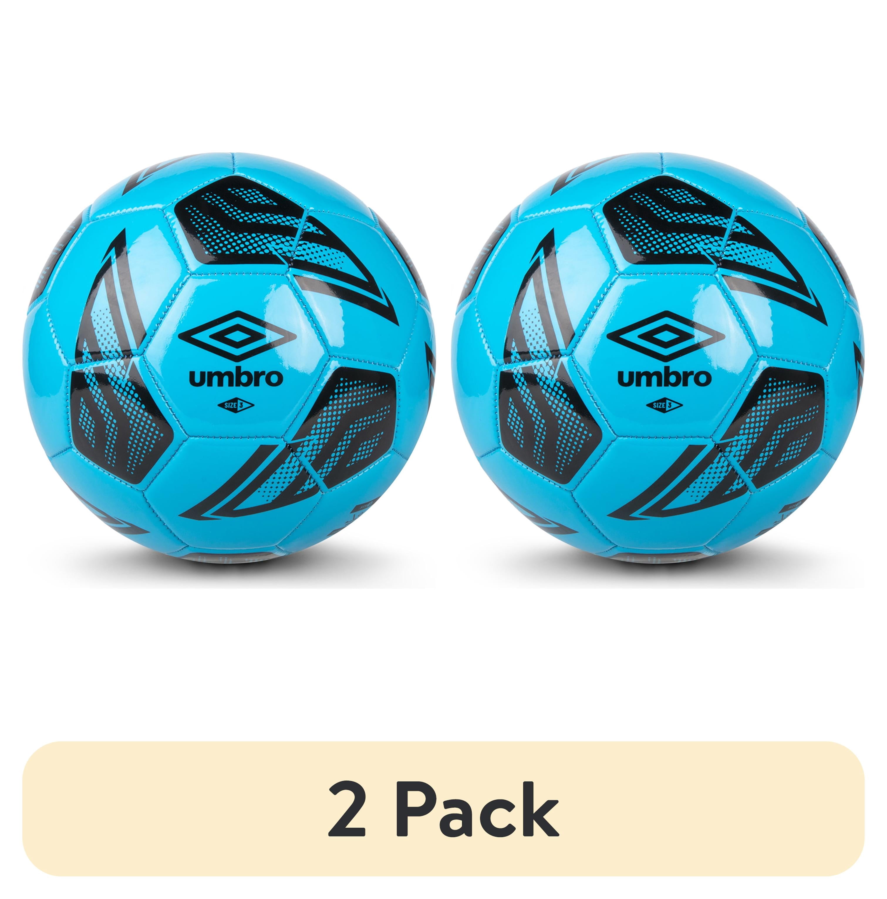 (2 pack) Umbro Diamond Viper Size 3 Soccer Ball, Blue
