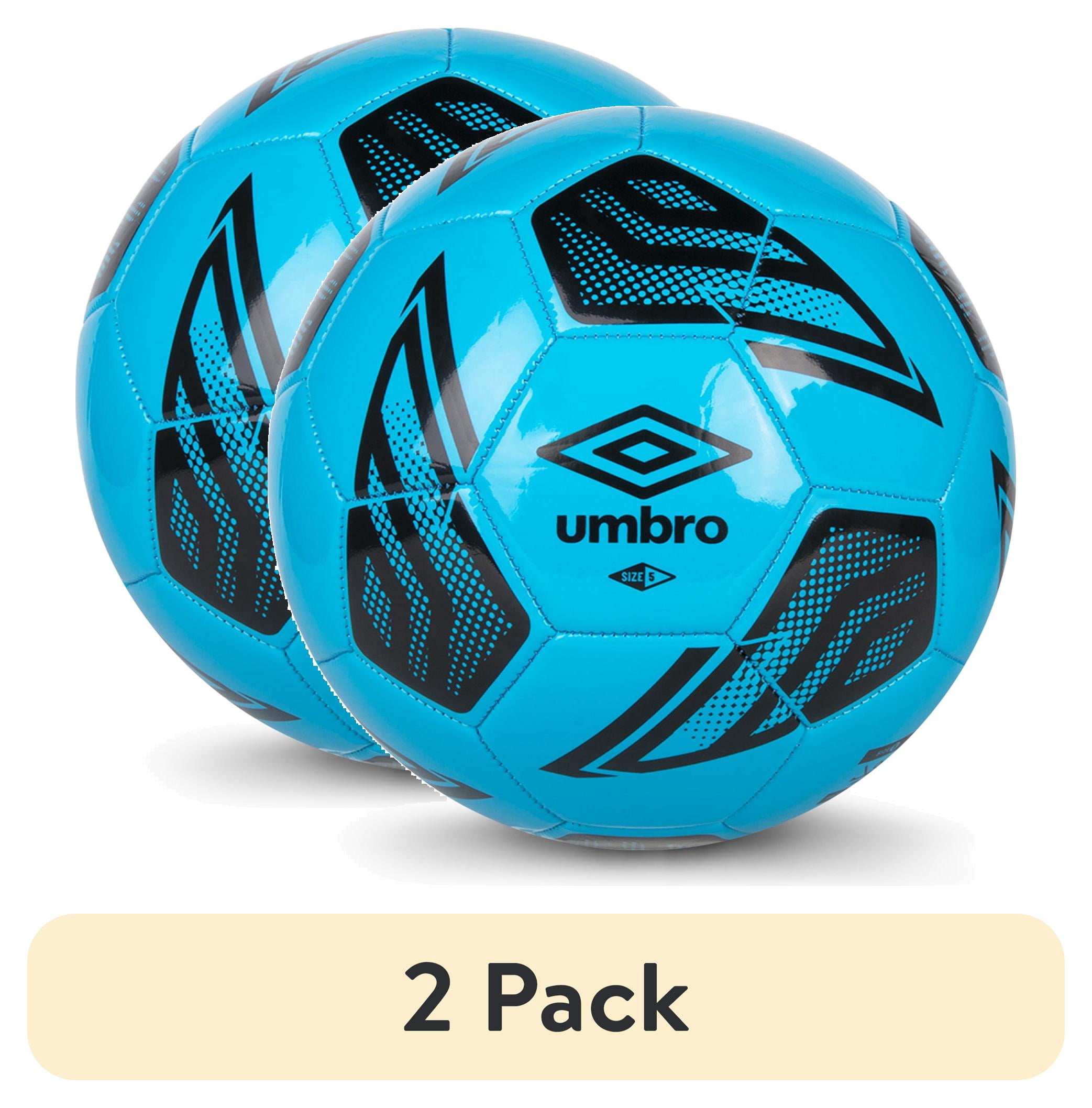 (2 pack) Umbro Diamond Viper Size 5 Soccer Ball, Blue