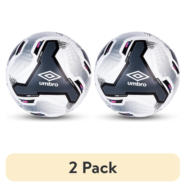 2 pack) Umbro Disruptor Size 4 Soccer Ball for Ages 8-12 Years Old