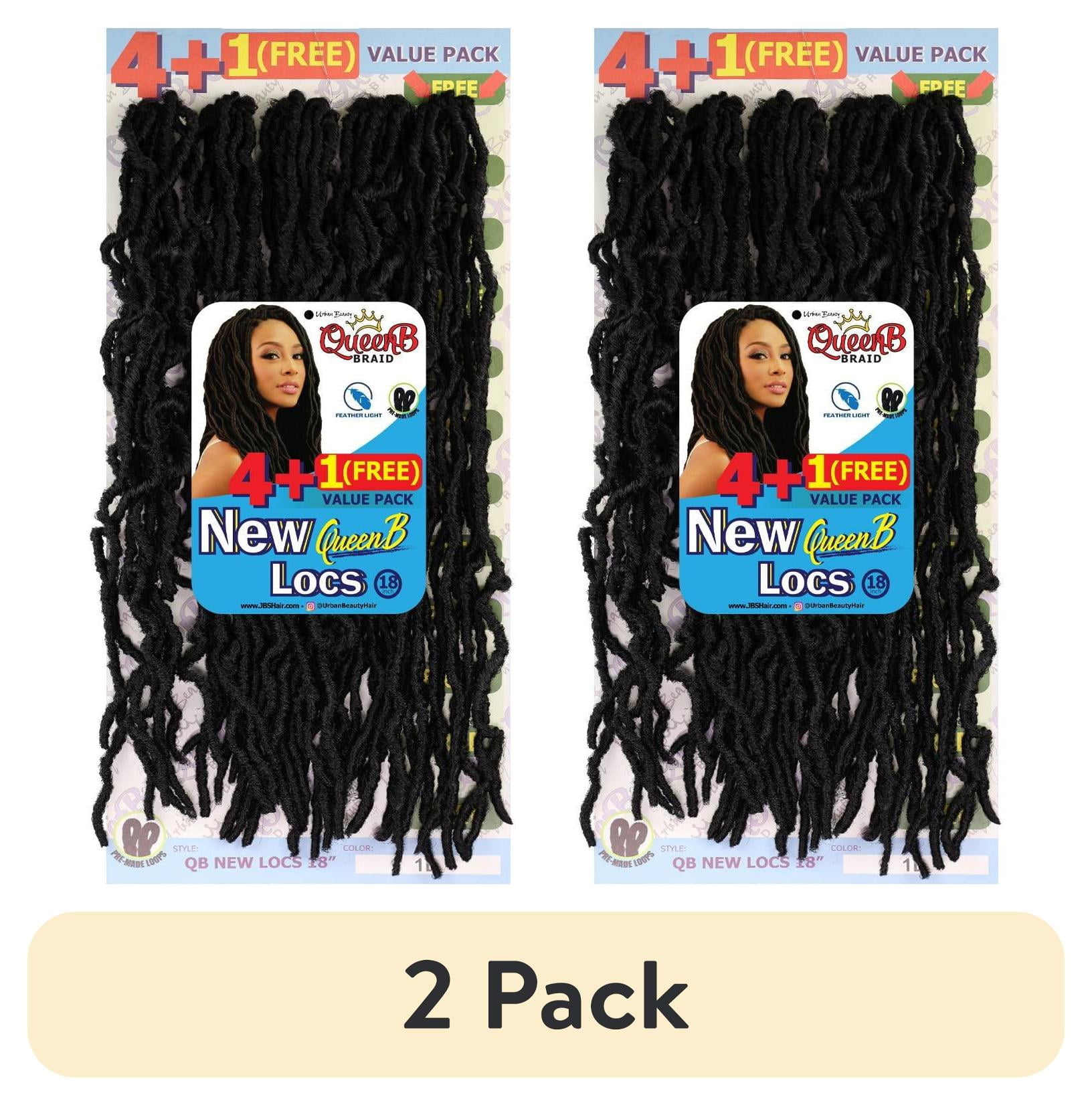 2 pack) QueenB 5X New Locs Value Pack 18