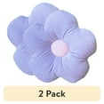 thumbnail image 1 of (2 pack) Urban Shop 18" Purple Flower Decorative Pillow, 1 Each, 1 of 9