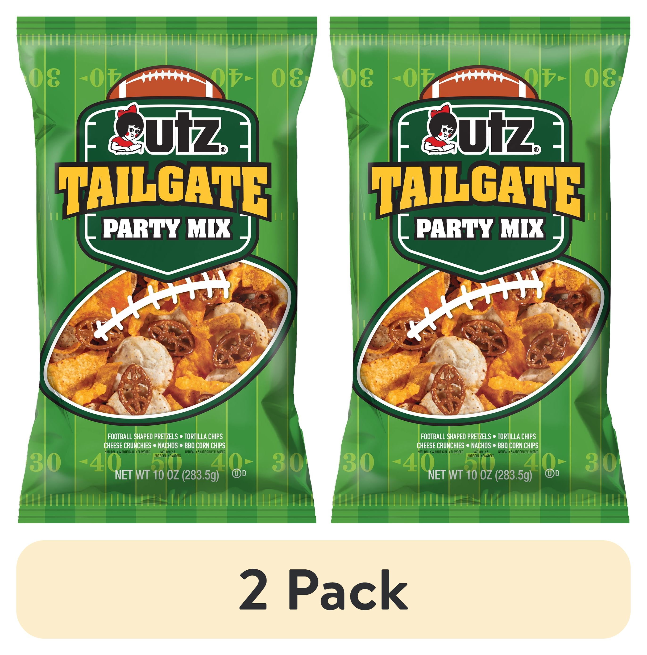 (2 pack) Utz Tailgate Party Mix, 10 oz Bag