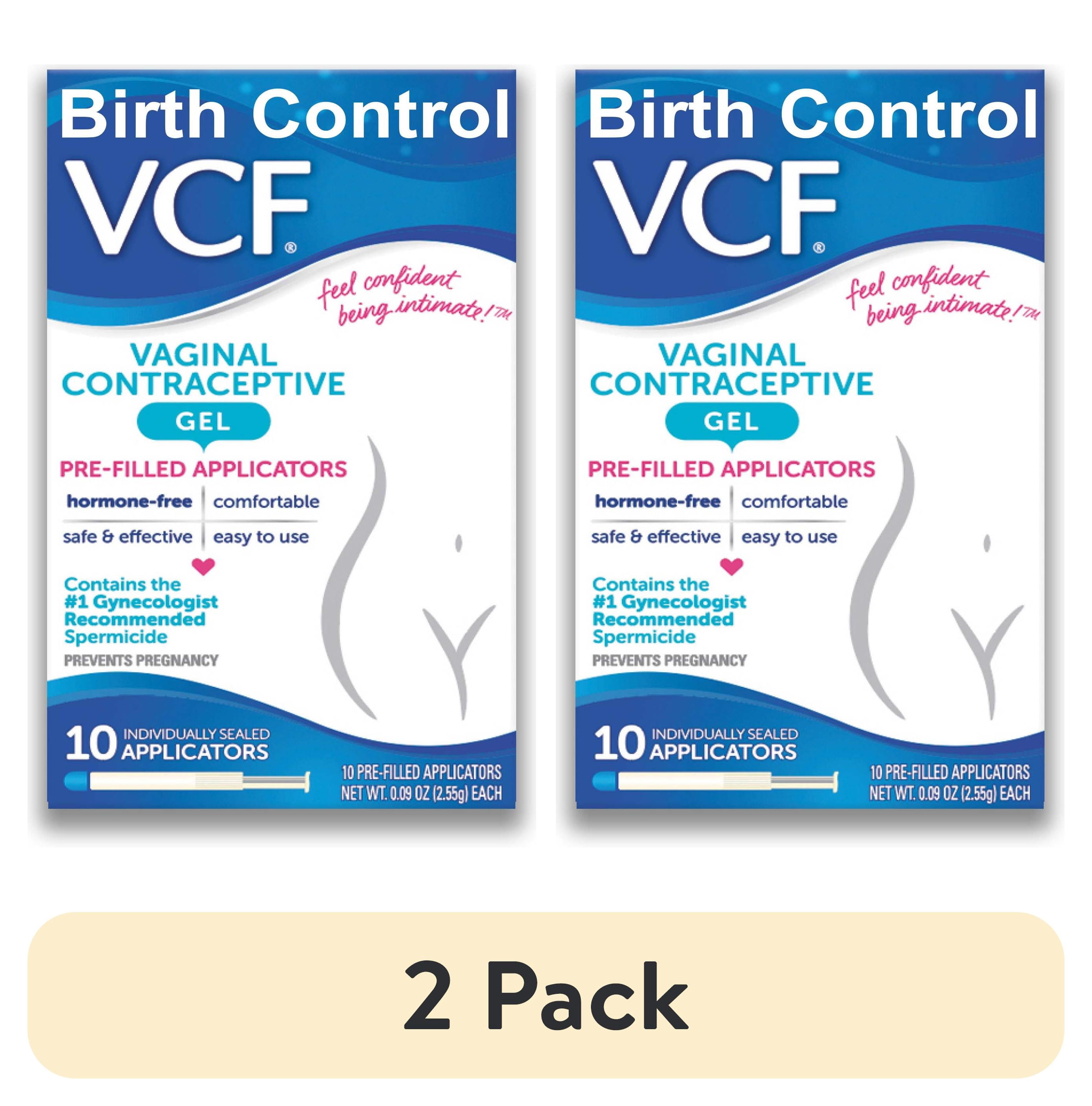 (2 pack) VCF Vaginal Contraceptive Gel 10 Count