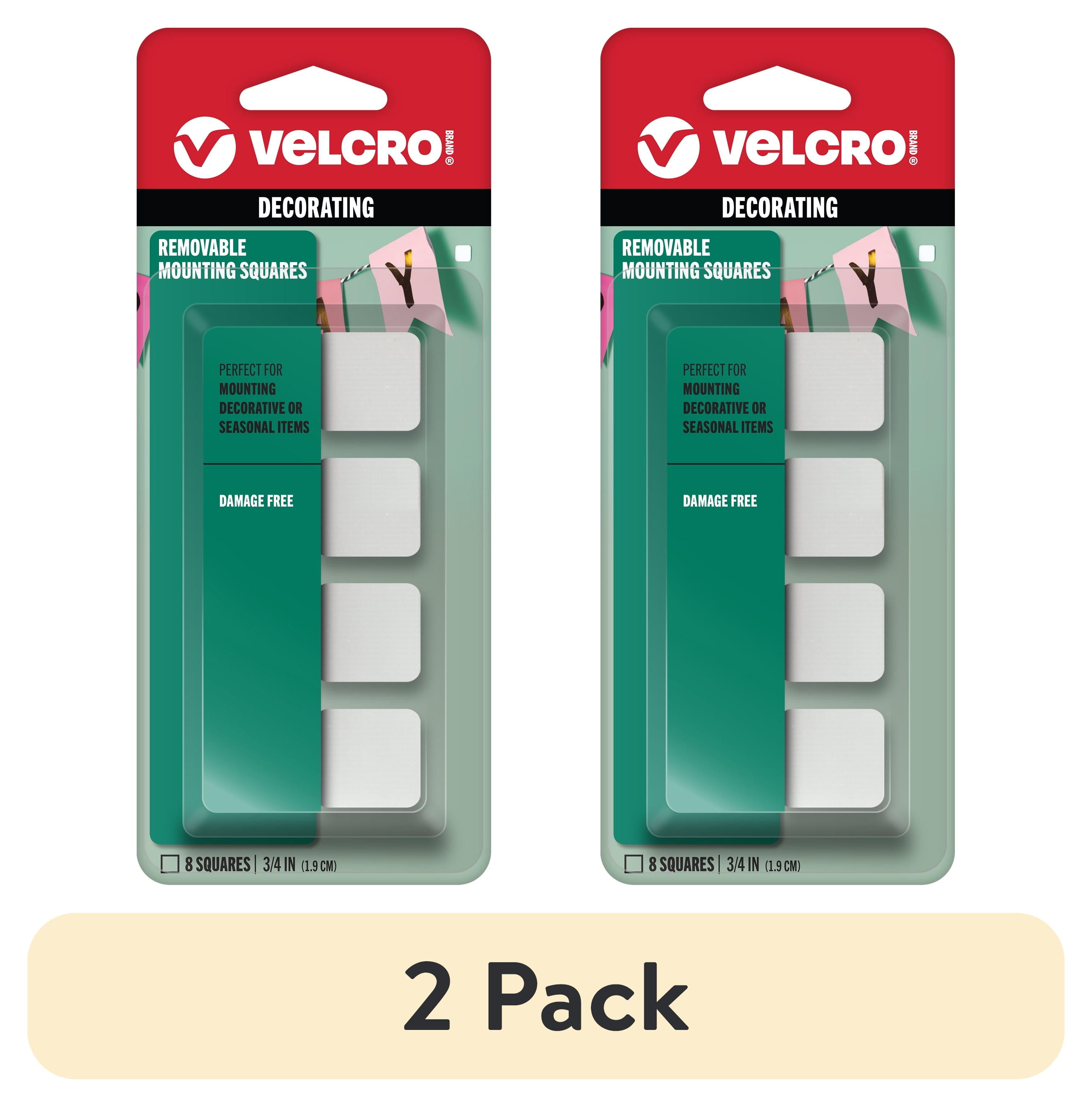 (2 pack) VELCRO Brand - Removable Mounting Squares, Damage-Free ...