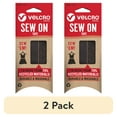 thumbnail image 1 of (2 pack) VELCRO Brand ECO Collection Sew'em Tape 36in x 3/4in, Sustainable 70% Recycled Materials, Durable and Washable, Black, 1 of 7