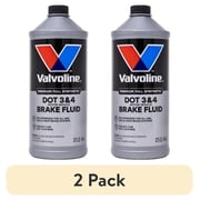 2 pack Valvoline 601458 Synthetic DOT 3 & 4 Brake Fluid, 32 fl oz   For Cars, Trucks, ABS, Disc & Drum Brakes