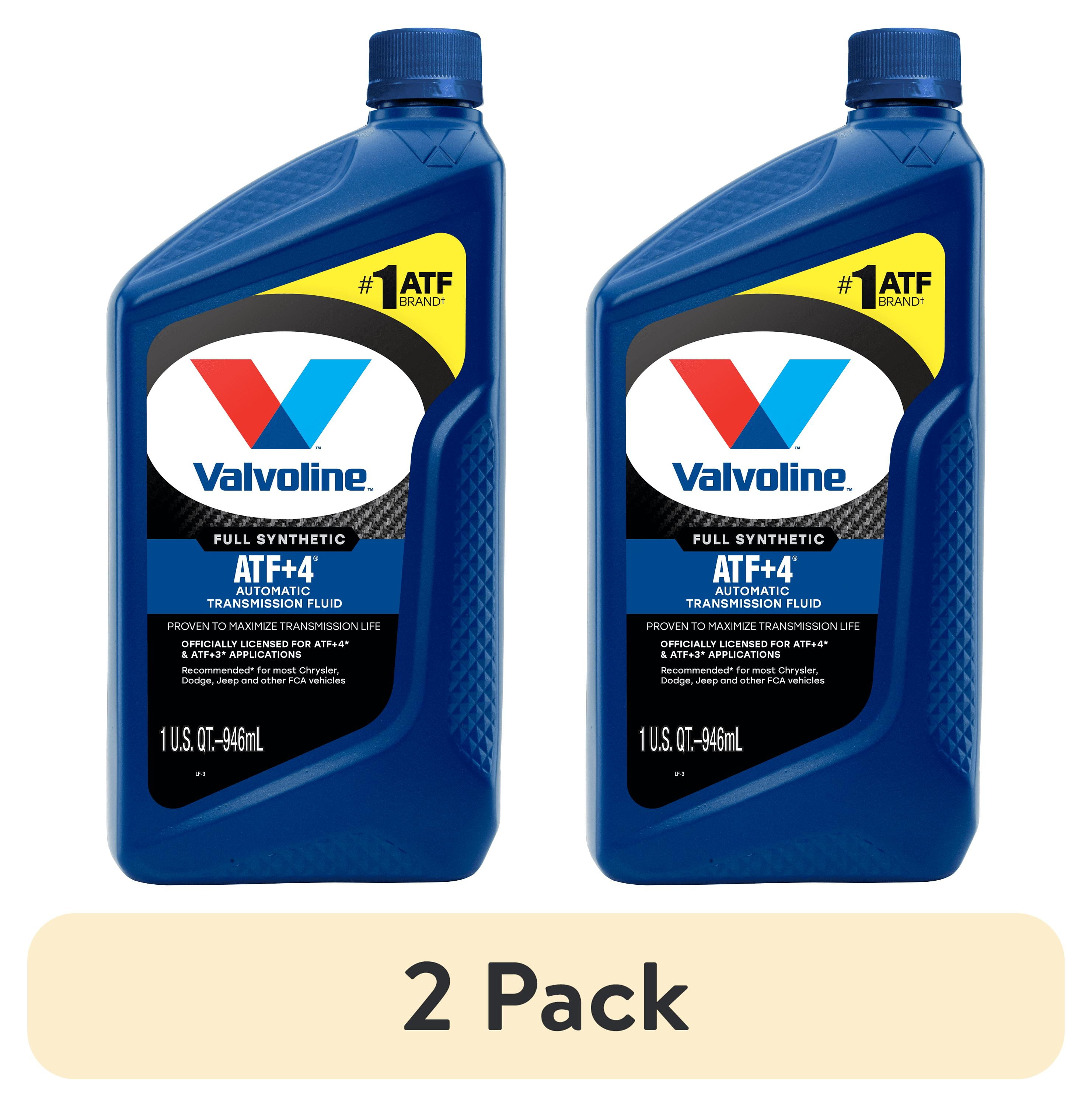Valvoline ATF+4 Full Synthetic Auto Transmission Fluid, 1 QT