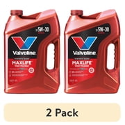 2 pack Valvoline MaxLife High Mileage 5W-30 Synthetic Blend Motor Oil 5 Quart