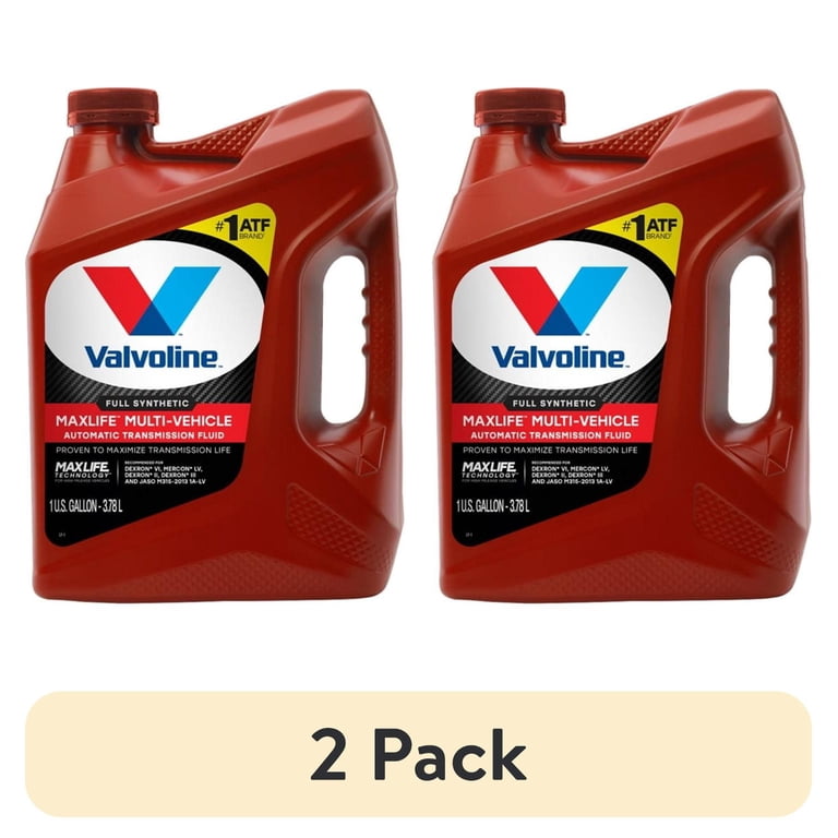 2 pack) Valvoline MaxLife Multi-Vehicle Full Synthetic Automatic