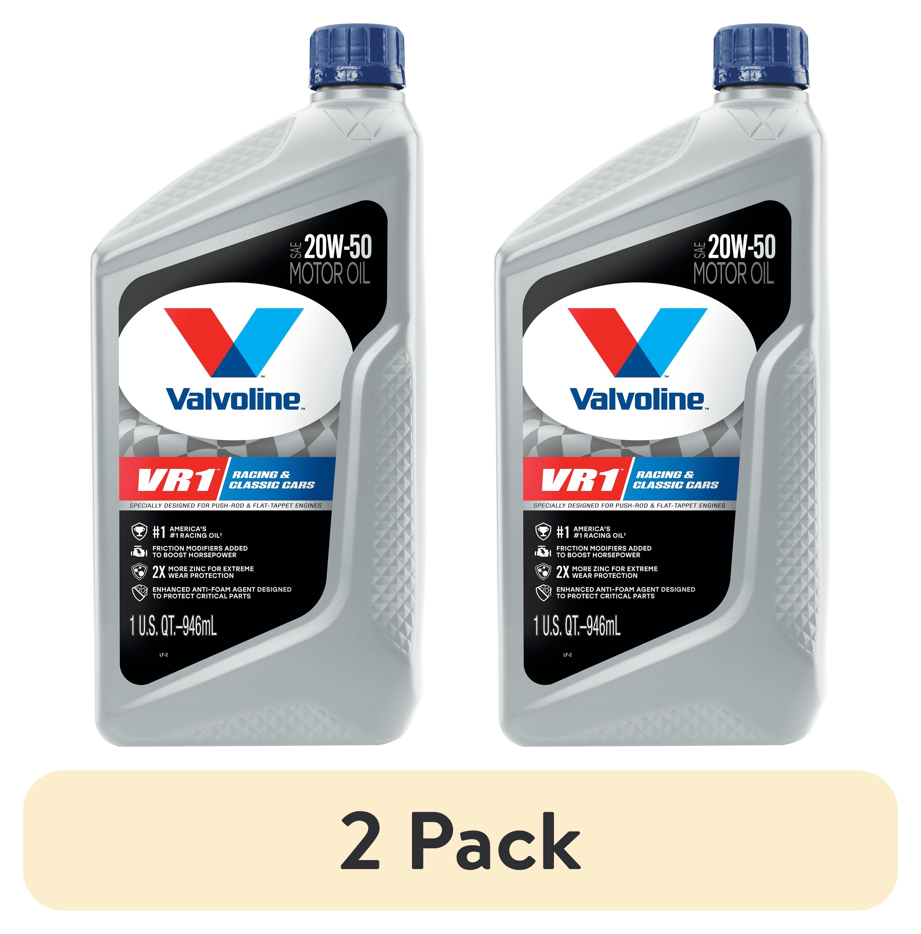 Valvoline VR1 20W50 Quart Racing Motor Oil for High-Performance