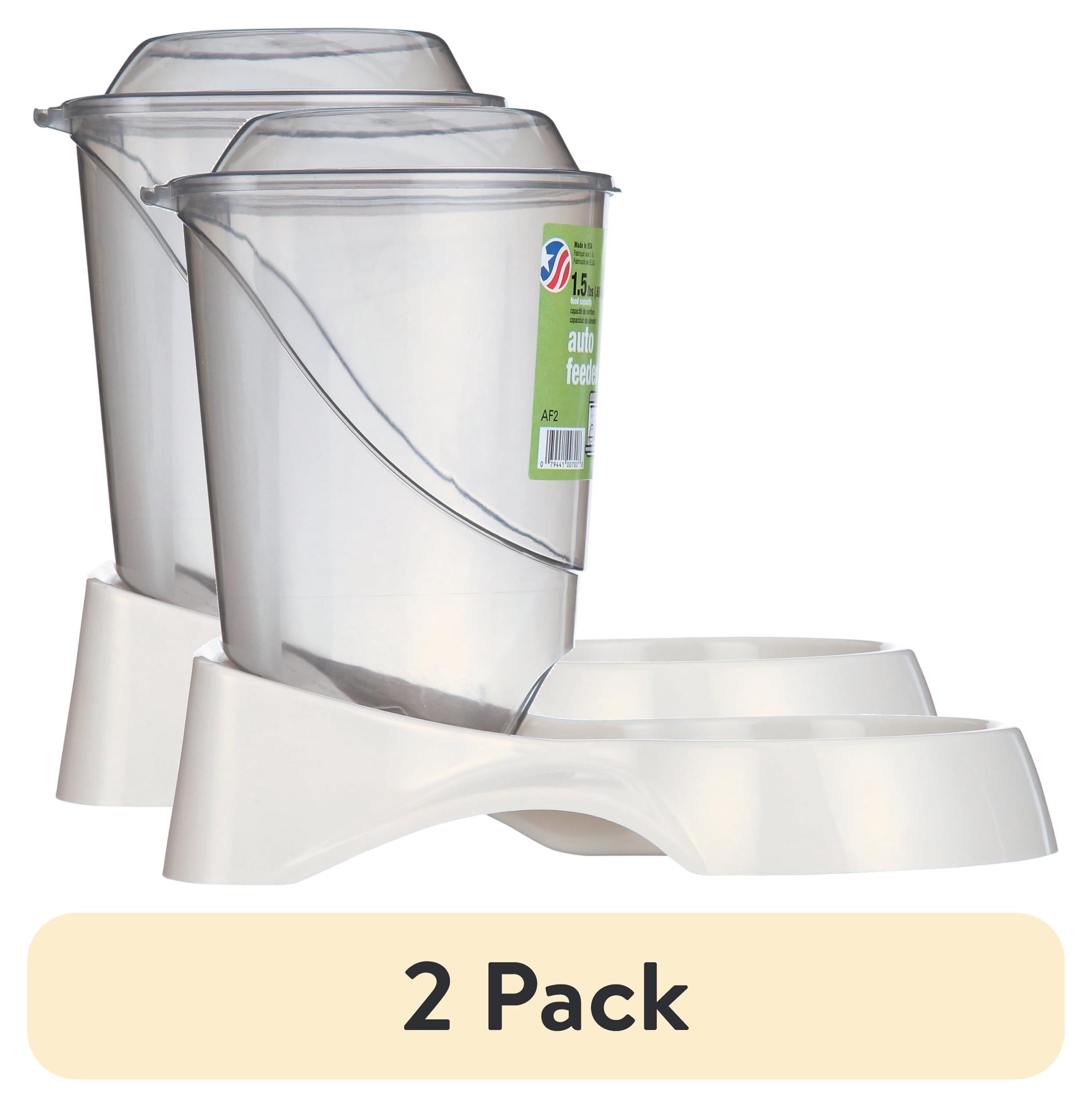(2 pack) Van Ness Extra-Small Auto Feeder Cat or Dog, 1.5 lb