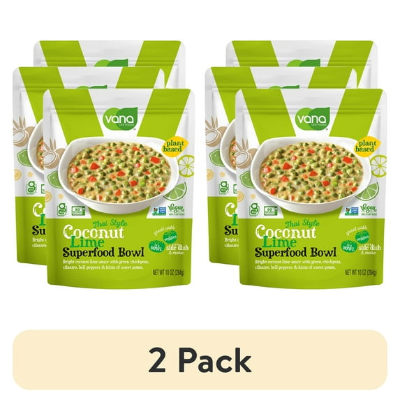 (2 pack) Vana Life Foods - Plant Based Superfood Meal with Coconut Lime , 10 Oz