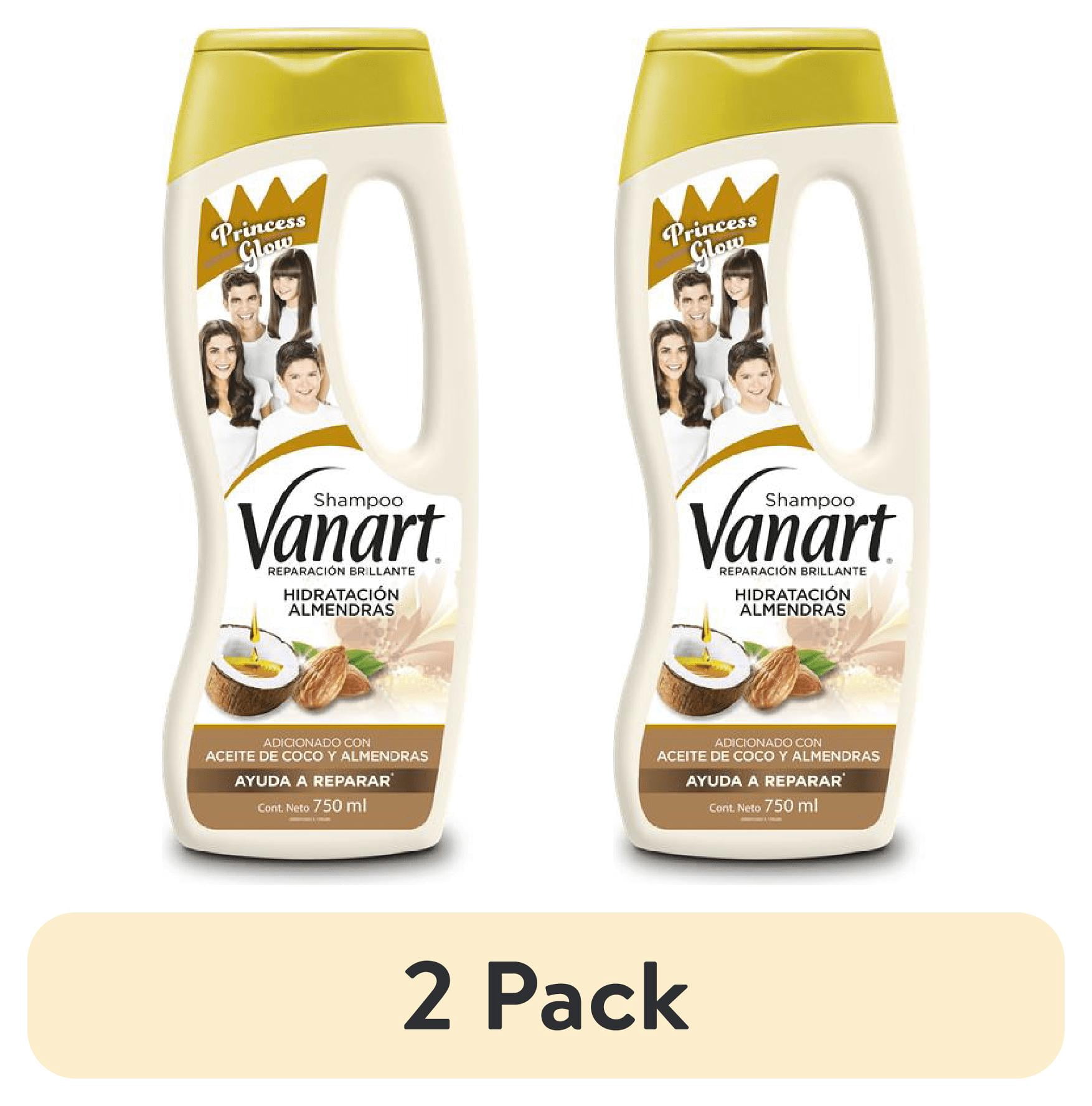 (2 pack) Vanart Almond Hydration Shampoo Luxurious Nourishment for Silky and Strong Hair,  25 Fo Bottle