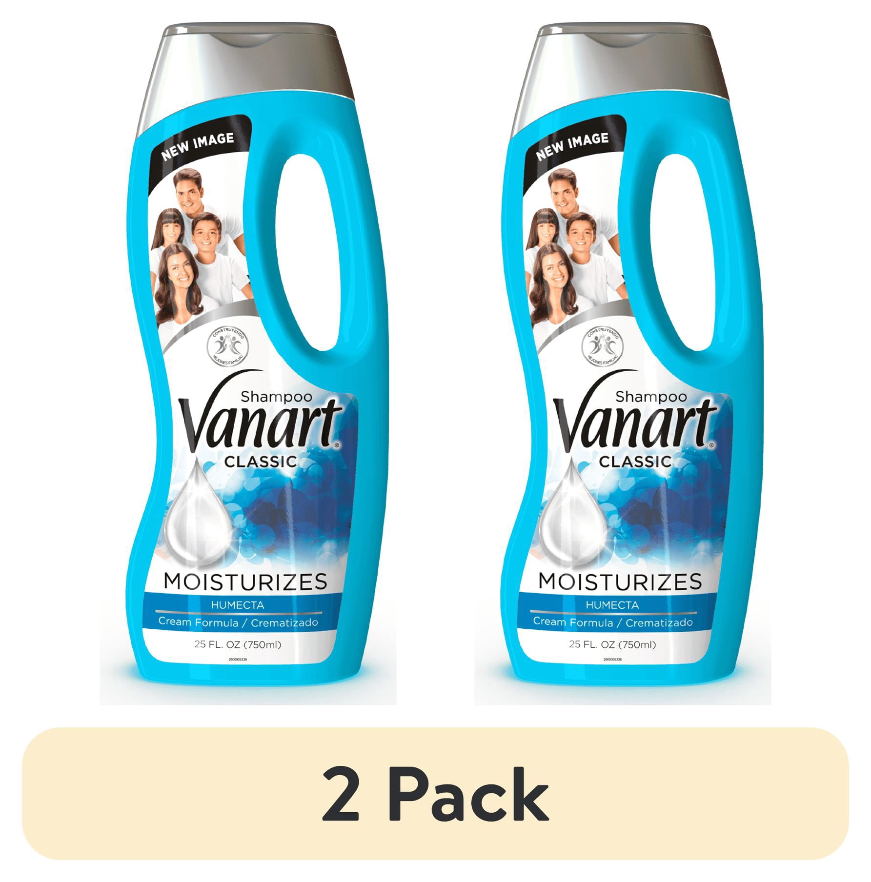 (2 pack) Vanart Moisturizing Shampoo with Keratin and Aloe Vera, Soft & Hydrated Hair, 25 fl oz Bottle