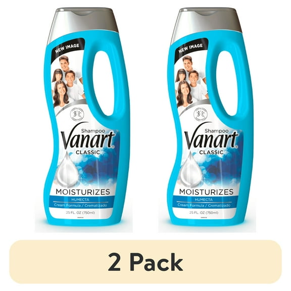 (2 pack) Vanart Moisturizing Shampoo with Keratin and Aloe Vera, Soft & Hydrated Hair, 25 fl oz Bottle