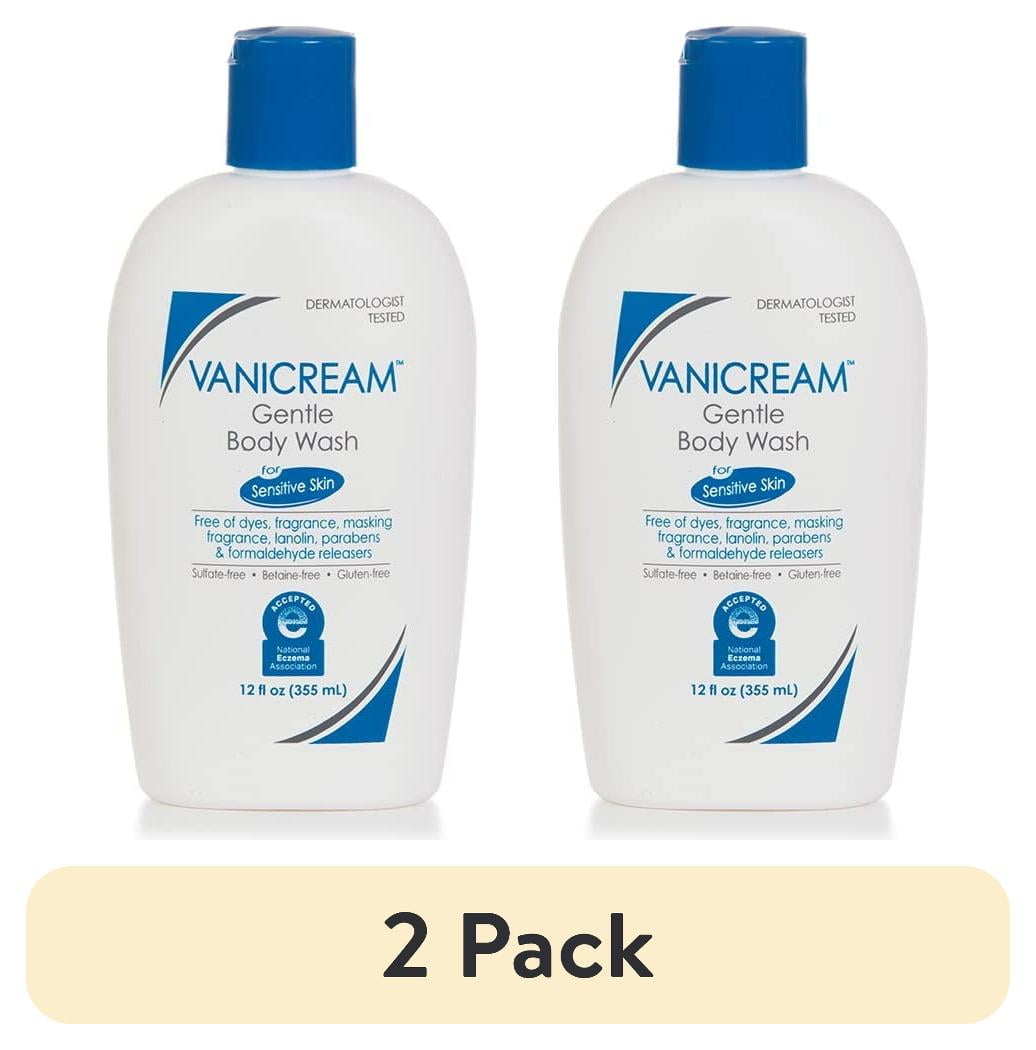 (2 pack) Vanicream For Sensitive Skin Gentle Body Wash, 12 fl oz