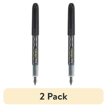 (2 pack) Pilot Varsity Fountain Pen Black Ink 1mm 90010