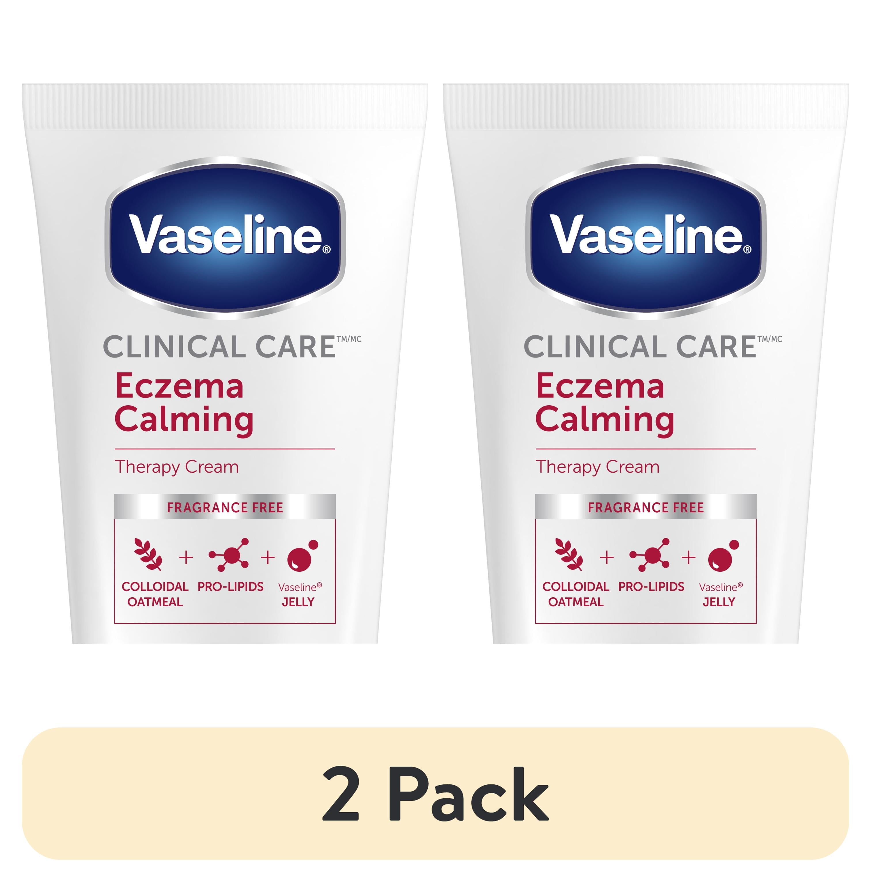 (2 pack) Vaseline Clinical Care Eczema Calming Body Cream, 6.8 oz