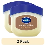 2 pack Vaseline Lip Therapy Lip Balm Mini Cocoa Butter, 0.25 oz