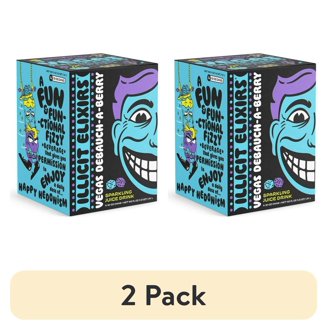 Illicit Elixirs Vegas Debauch-A-Berry - Sparkling Juice Drink - Supports  Dopamine Production - 12 Pack - 12 Oz Cans - Walmart.com