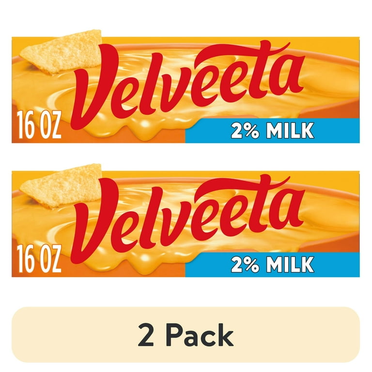 2 pack) Velveeta 2% Milk Reduced Fat Melting Cheese Dip & Sauce