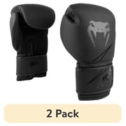 2 pack Venum Classic Kids Boxing Gloves - 8oz, Unisex, Synthetic Leather Training Gloves for Boxing, Muay Thai, Bag Work - Black