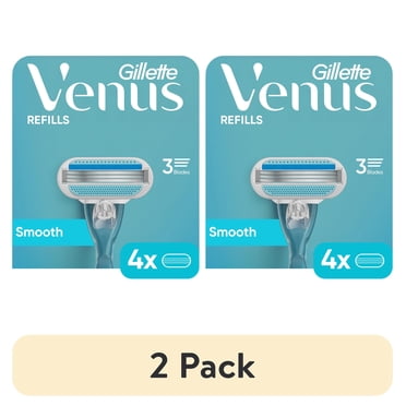 Refillable Razor Venus Venus Deluxe Smooth Sensitive Women's Razor Blade Refills, Comfort ...