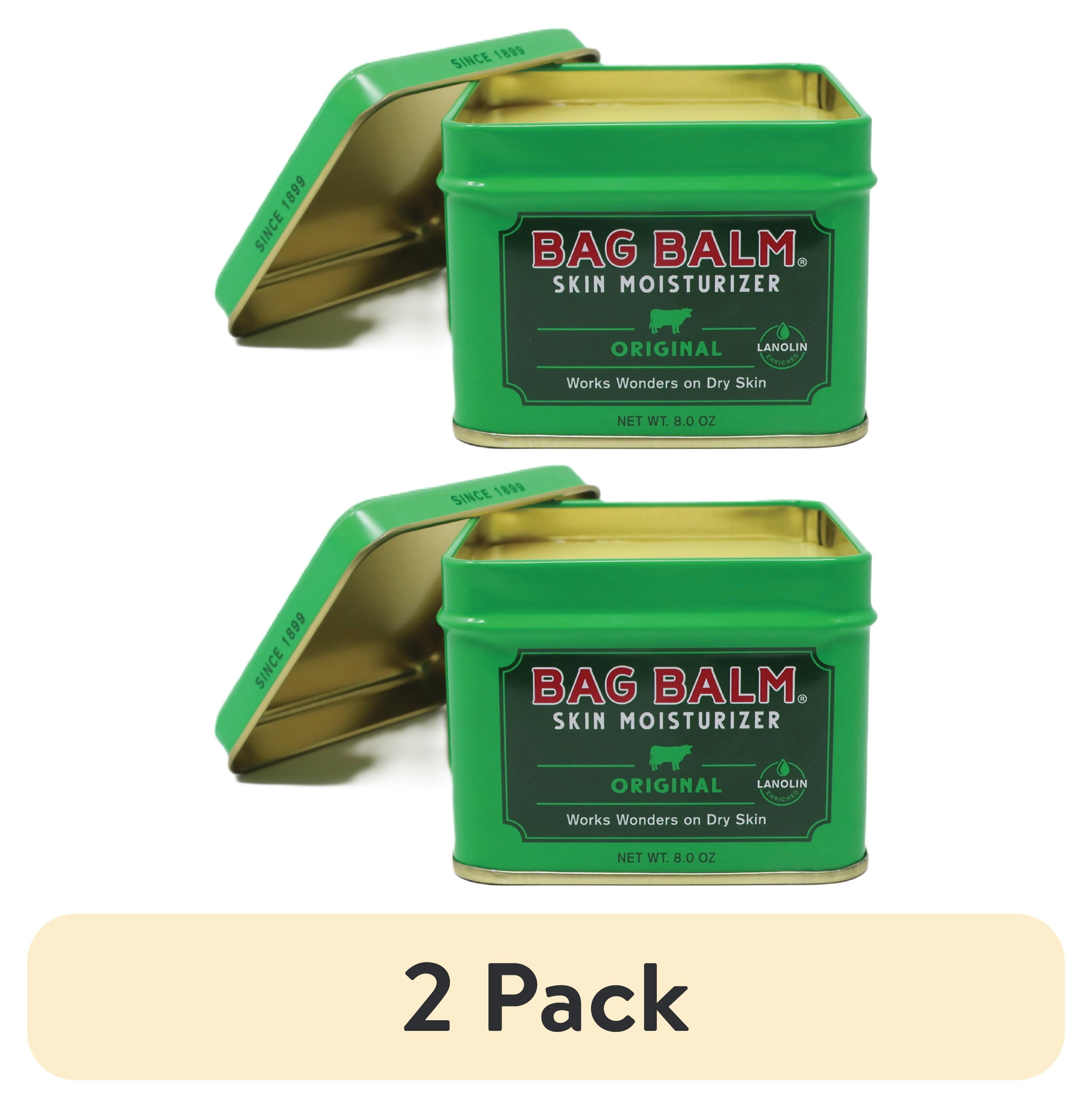 2 pack) Vermont's Original Bag Balm Animal Moisturizing Ointment for Dry  Chapped Skin Conditions 8 Oz Tin