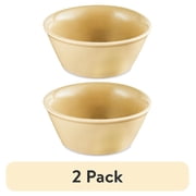 (2 pack) Vibrant Life Basic Ceramic Dog Bowl, x-Small