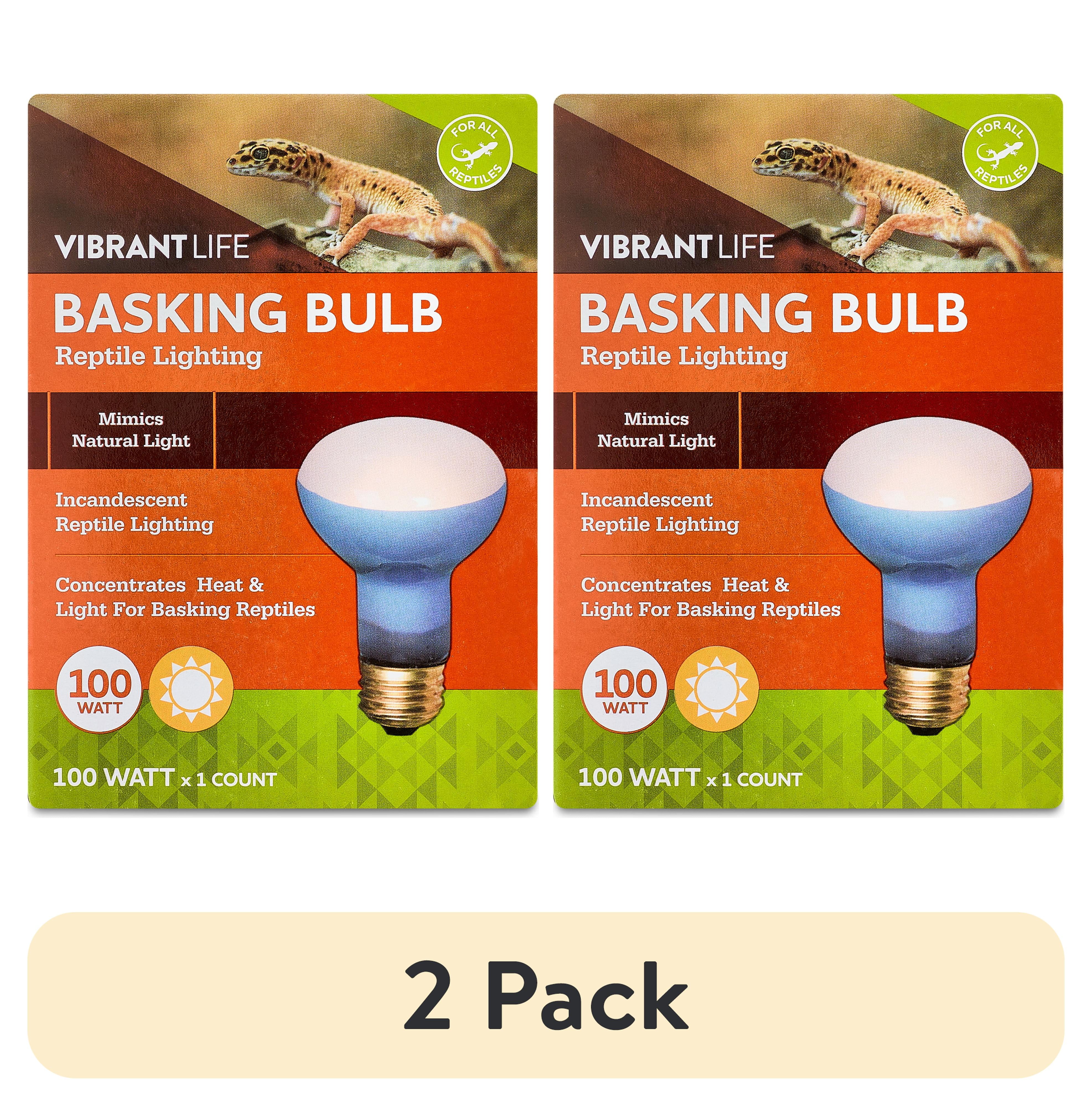 Vibrant Life Basking Bulb for Reptiles, 100 Watts, Terrarium