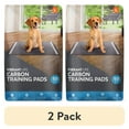 thumbnail image 1 of (2 pack) Vibrant Life Charcoal Training Pads – Odor Control, Super Absorbent, Leak Proof, & Fast Dry Dog and Puppy Pee Pads – L 22 in x 22 in, 50 Count, 1 of 8