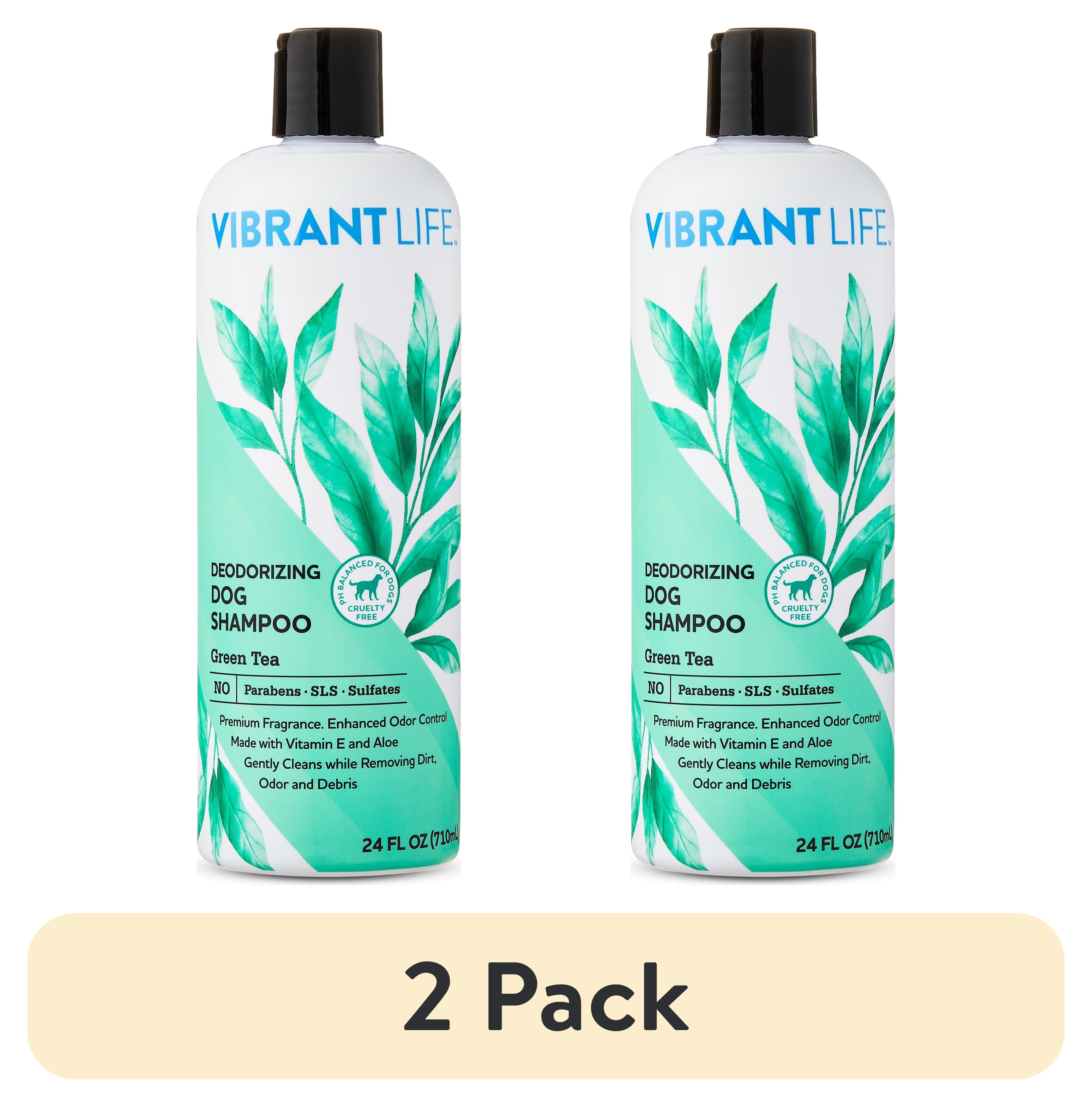 Vibrant Life Deodorizing Dog Shampoo with Green Tea 24 fl oz