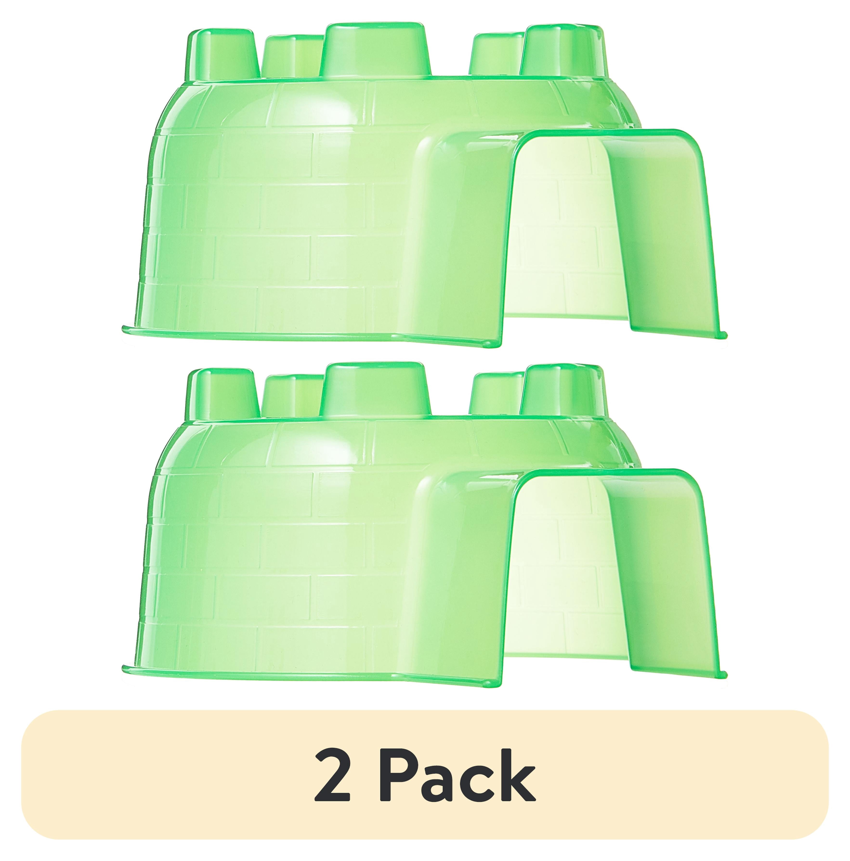 (2 pack) Vibrant Life Green Plastic Small Animal Hideaway