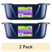 (2 pack) Vibrant Life Large Open Cat Litter Box